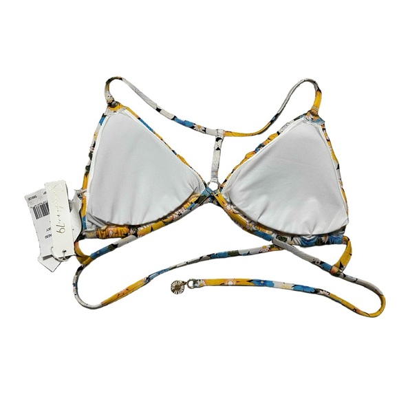 Sunshine 79 Daisy Daze Halter Triangle Top & Side Tie Hipster Bottom - Picture 7 of 8